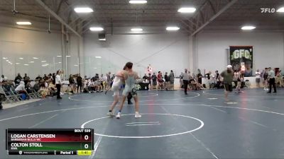 125 lbs Cons. Round 3 - Colton Stoll, KWA vs Logan Carstensen, Barbarian Bulls WC