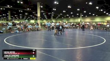 285 lbs Round 2 (16 Team) - Kevin Reyes, NFWA Oakleaf Knights vs Carlos Sanchez, Coastline Tidal Wave
