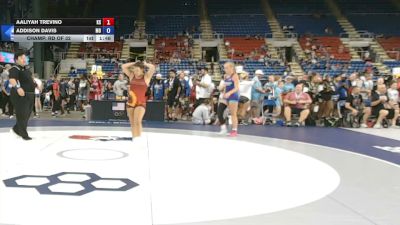 155 lbs Champ. Rd Of 32 - Aaliyah Trevino, Kansas vs Addison Davis, Missouri