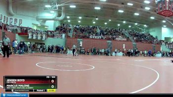 100 lbs Champ. Round 2 - Marcus Malone, Red Cobra Westling Academy vs Jensen Boyd, CIA / Delta