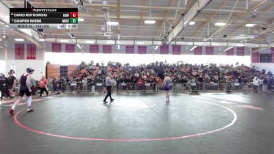 138 lbs Round Of 16 - David Rutkowski, Durfee vs Cooper Wiebe, Montachusett