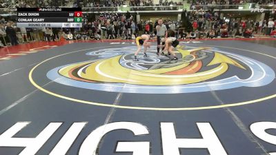 106 lbs Round Of 16 - Zack Dixon, Xavier vs Conlan Geary, Hanover