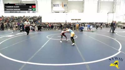 67 lbs Cons. Round 4 - Connor Alger, Club Not Listed vs Daxton Ekross, Cato Blue Devils Wrestling