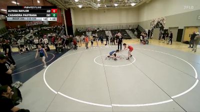 115-120 lbs Round 2 - Alyssa Naylor, Agon Academy Wrestling vs Casandra Pastrana, Defiant Wrestling Club