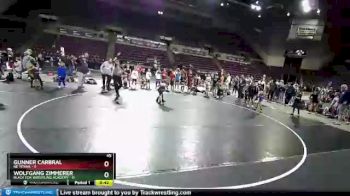 45 lbs Round 1 (10 Team) - Wolfgang Zimmerer, Black Fox Wrestling Academy vs Gunner Carbral, NE Titans