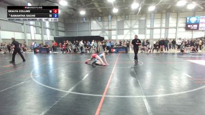 U20 Women - 59 lbs Champ. Round 3 - Dealya Collins, WI vs Samantha Sachs, CA