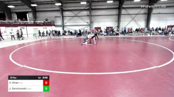 157 lbs Quarterfinal - Hussan Khan, New York University vs Jeremy Sendrowski, Southern Maine