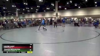 138 lbs Round 2 (10 Team) - Jakobe Hunt, Franklin Blue vs Travon Broughton, Youth Impact Center