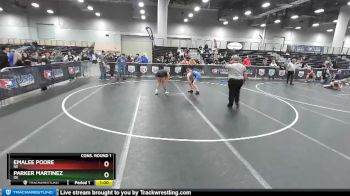 127 lbs Cons. Round 1 - Parker Martinez, OK vs Emalee Poore, NE