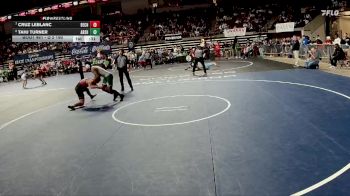 D 2 190 lbs Cons. Semi - Cruz LeBlanc, Belle Chasse vs Tahj Turner, Archbishop Shaw