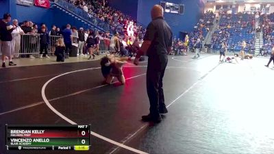 106 lbs Champ. Round 3 - Brendan Kelly, Malvern Prep vs Vincenzo Anello, Blair Academy