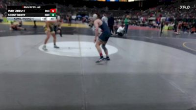 126 lbs Cons. Round 4 - Toby Abbott, Middleton vs Scout Scott, Bonneville