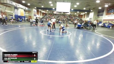 106 lbs Cons. Round 1 - Gianni Flores, John Wesley North vs Kai Reynolds, Dana Hills