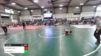 106 lbs Consolation - Miguel Altamirano, Valiant College Prep vs Karsyn Ricketts, PV Bighorns