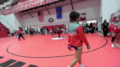 JH 96 lbs Champ. Round 1 - Faith Bushor, EISENHOWER vs Kylei Smith, NOBLE