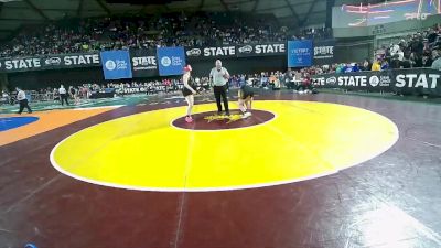 Girls 1B/2B/1A 155 Champ. Round 2 - Persephone Puz, Vashon Island (Girls) vs Ayamae Batten-Bob, Lake Roosevelt (Girls)