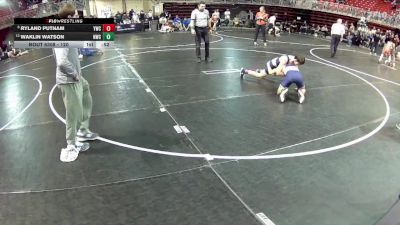 120 lbs Cons. Round 5 - Waklin Watson, Norris Wrestling Club vs Ryland Putnam, York Wrestling Club