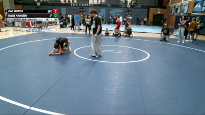 87-100 lbs Round 2 - Kale Hansen, Morgan Wrestling Club vs Cal Hatch, Northside Wrestling Club