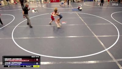 97 lbs Cons. Round 3 - Grahm Jacobson, NRHEG Panther Youth Wrestling Club vs Chase Hoffmann, MN Elite Wrestling Club
