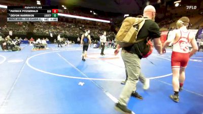 132 Class 4 lbs Champ. Round 1 - Devon Harrison, Liberty vs Patrick Fitzgerald, Kirkwood