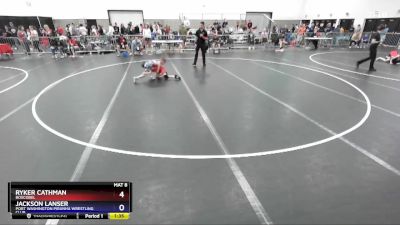 59 lbs Round 2 - Ryker Cathman, Boscobel vs Jackson Lanser, Port Washington Piranha Wrestling Club