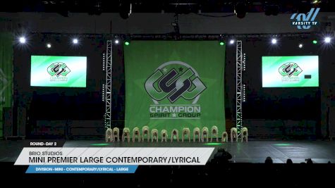 Brio Studios - Mini Premier Large Contemporary/Lyrical [2023 Mini - Contemporary/Lyrical - Large Day 2] 2023 ASC Schaumburg Showdown & CSG Schaumburg Dance Grand Nationals
