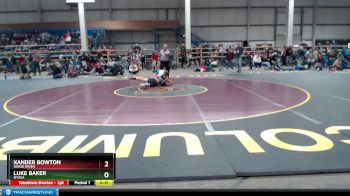 138 lbs Cons. Round 2 - Luke Baker, Nyssa vs Xander Bowton, Wood River