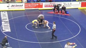 82 lbs Quarterfinal - Darius McMillon, Peters Township vs Tyler Kapusta, Franklin Regional