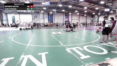 170 lbs Rr Rnd 3 - Maximus Baxter, Knights Wrestling Club-Red vs Gabe Johnson, Micky's Maniacs Blue