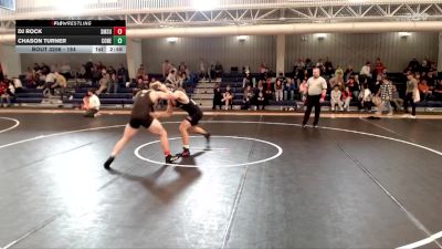 184 lbs Champ. Round 2 - Chason Turner, Concordia (Neb.) vs Dj Rock, Southwest Minnesota State