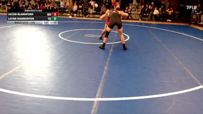 165 lbs Champ. Round 2 - Layne Warburton, Trinidad State vs Jacob Blandford, Western Colorado University