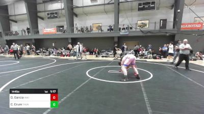 144 lbs Semifinal - Orlando Jr Garcia, Yakima Valley Wrestling vs Connor Crum, Thunder Mountain WC
