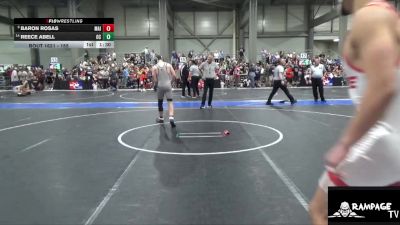 155 lbs Champ. Round 1 - Baron Rosas, Maize vs Reece Abell, Ottawa County