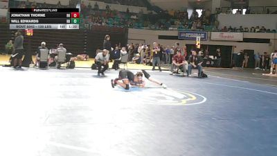 138 lbs Round Of 16 - Jonathan Thorne, Rock Hill vs Will Edwards, River Bluff