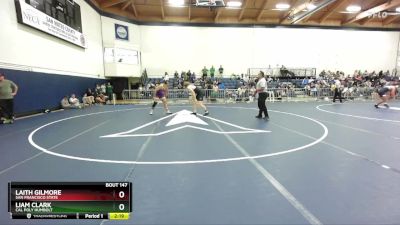 285 lbs Cons. Semi - Liam Clark, Cal Poly Humbolt vs Laith Gilmore, San Francisco State