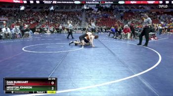 2A-175 lbs Champ. Round 2 - Dain Burkhart, Fairfield vs Hesston Johnson, Roland-Story