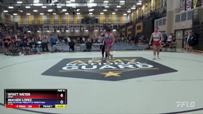 215 lbs Quarterfinal - Wyatt Weter, Iowa vs Reichen Lopez, High Altitude Freestyle Wrestling Club