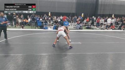 150 lbs Champ. Rd Of 64 - Owin Koethe, Big Game Wrestling Club vs Walter Taylor, Rogue Warrior