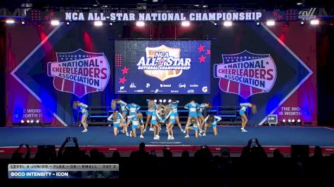 SoCo Intensity - Icon [2026 L4 Junior - Flex - D2 - Small Day 2] 2026 NCA All-Star National Championship