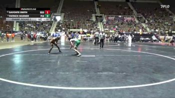 6A 132 lbs Champ. Round 2 - Patrick Warner, Pelham vs Davonte Smith, Russell County