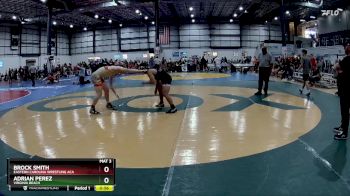 150 lbs Cons. Round 4 - Brock Smith, Eastern Carolina Wrestling Aca vs Adrian Perez, Virginia Beach