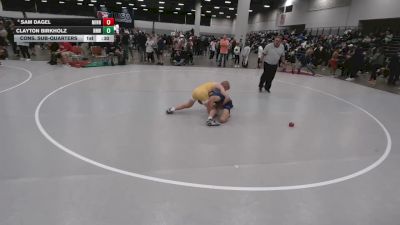120 lbs Cons. Sub-quarters - Sam Dagel, Minnesota vs Clayton Birkholz, No Nonsense Wrestling