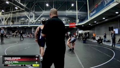 210 lbs Finals (2 Team) - Jacob Enzel, U2 Uprising Blue vs Rion Lena, CTWHALE