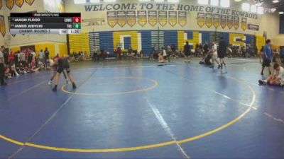 106 lbs Champ. Round 3 - Jaxon Flood, Lake Highland Prep vs James Judycki, St Johns Country Day