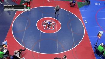 82 lbs Consi Of 16 #1 - Trey Engel III, South Williamsport vs Alex Hellyer, Corry