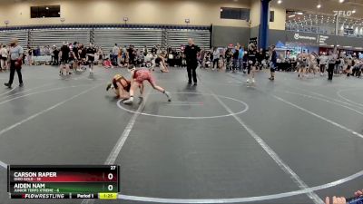 92 lbs Round 1 (4 Team) - Carson Raper, Ohio Gold vs Aiden Nam, Junior Terps Xtreme