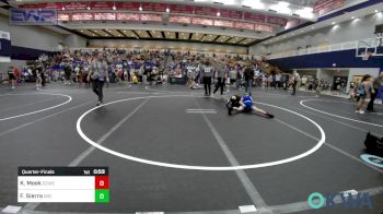 90 lbs Quarterfinal - Klayton Meek, Deer Creek Wrestling Club vs Fernando Sierra, OKC Saints Wrestling