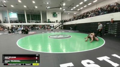 175 lbs Champ. Round 1 - Jax Mclean, Laramie vs Noah Trunkhill, Cody