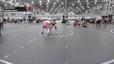 145 lbs Round 5 (6 Team) - Addie Grubb, PA West Yellow vs Veronica White, Central Pennies Power