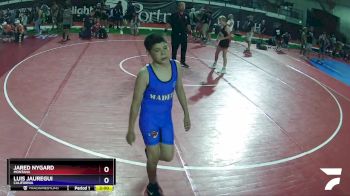 96 lbs Cons. Round 3 - Jared Nygard, Montana vs Luis Jauregui, California